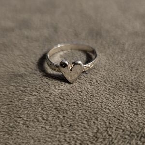 Silver Heart Ring